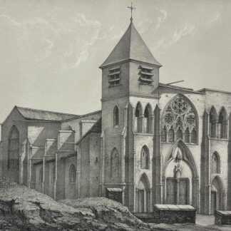 Saint-Antoine Church architecture gothique Châlons-sur-Marne c.1860 Marne France