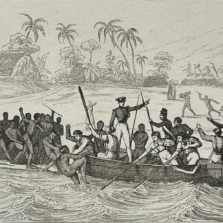 Tonga 1836 French Naval Battle Lagoon Embre Dumont d'Urville Polynésie Océanie