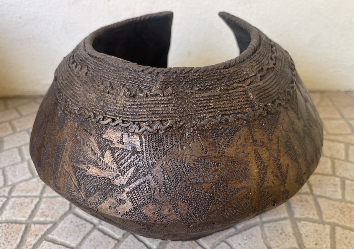 Baule Nga Ngbli Bronze Anklet Ivory Coast African Art 3.34 kg – Image 9