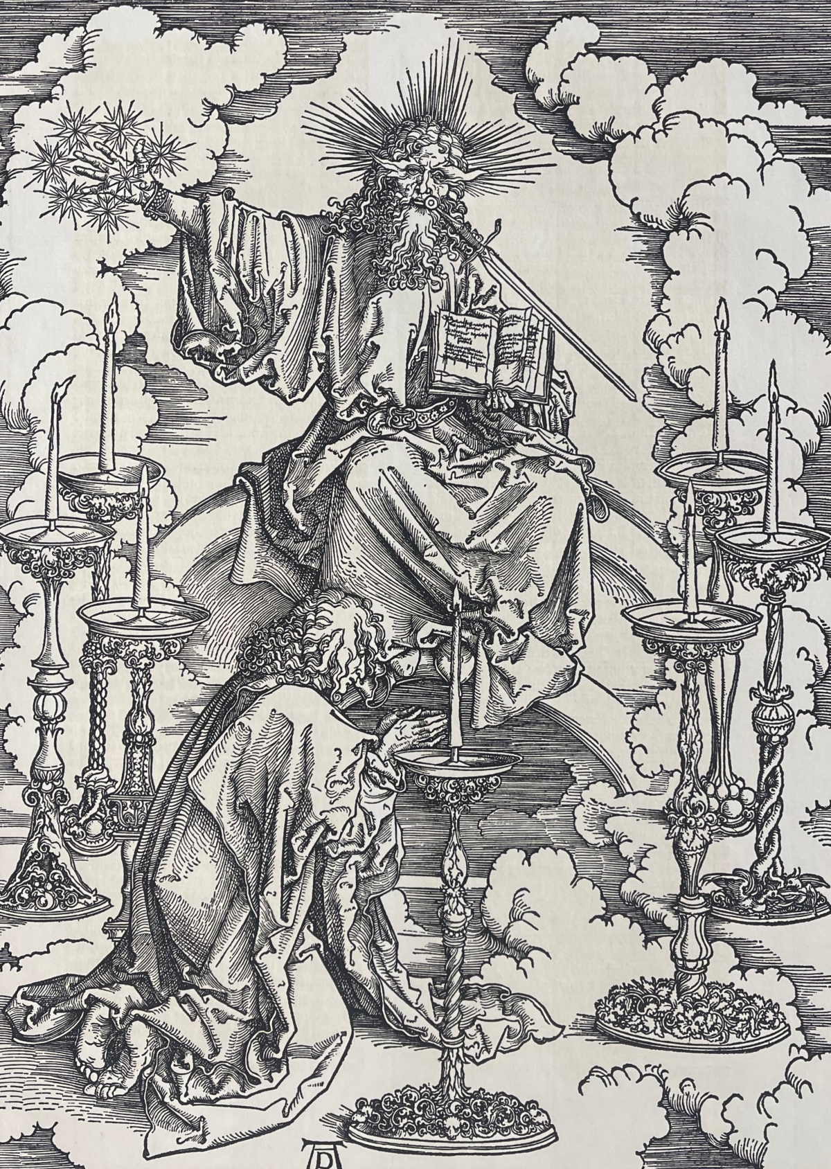 Albrecht Dürer – Apocalypse – Vision of the Seven Candlesticks c.1900 Facsimile – Image 2