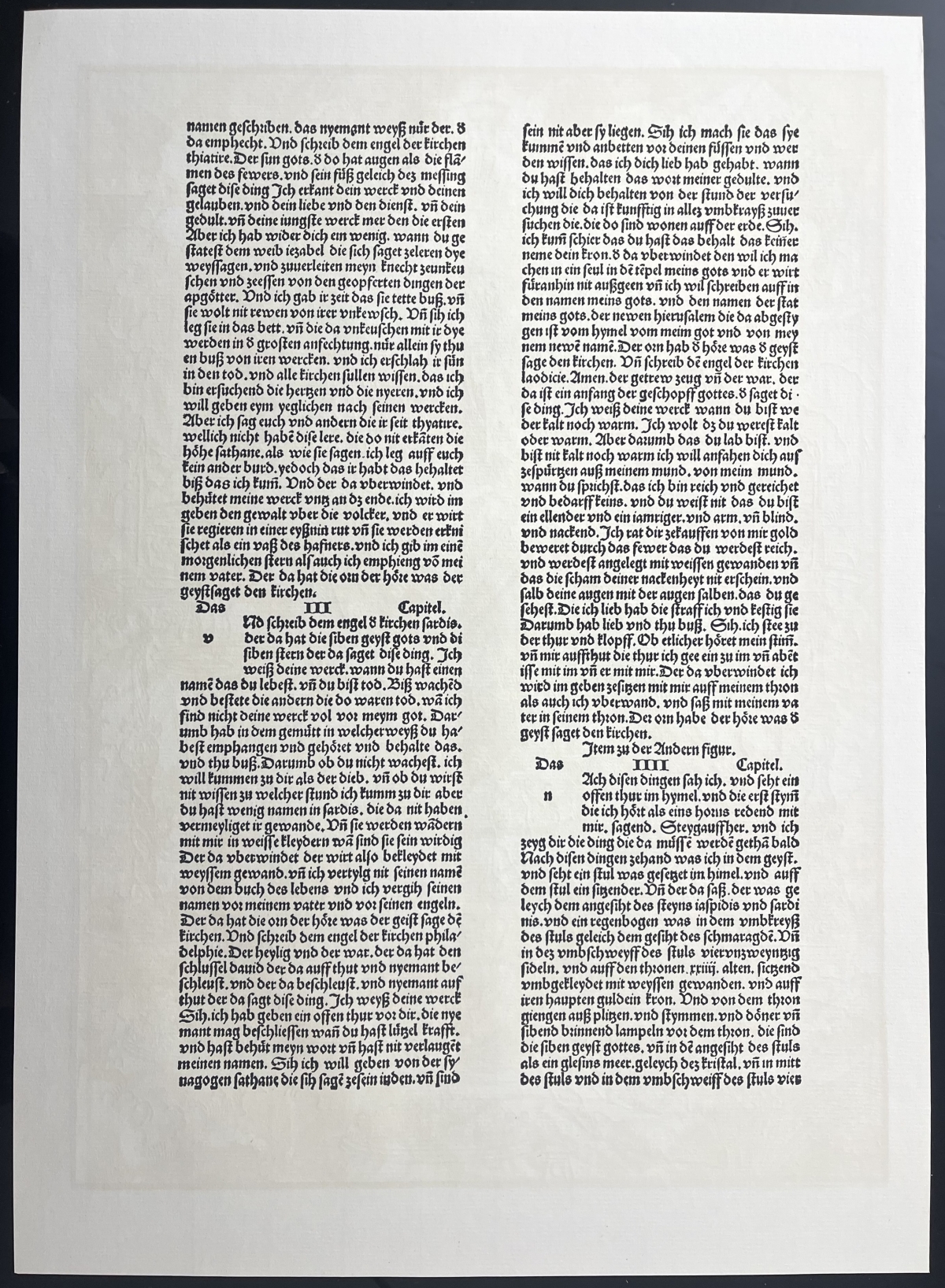 Albrecht Dürer – Apocalypse – Vision of the Seven Candlesticks c.1900 Facsimile – Image 4