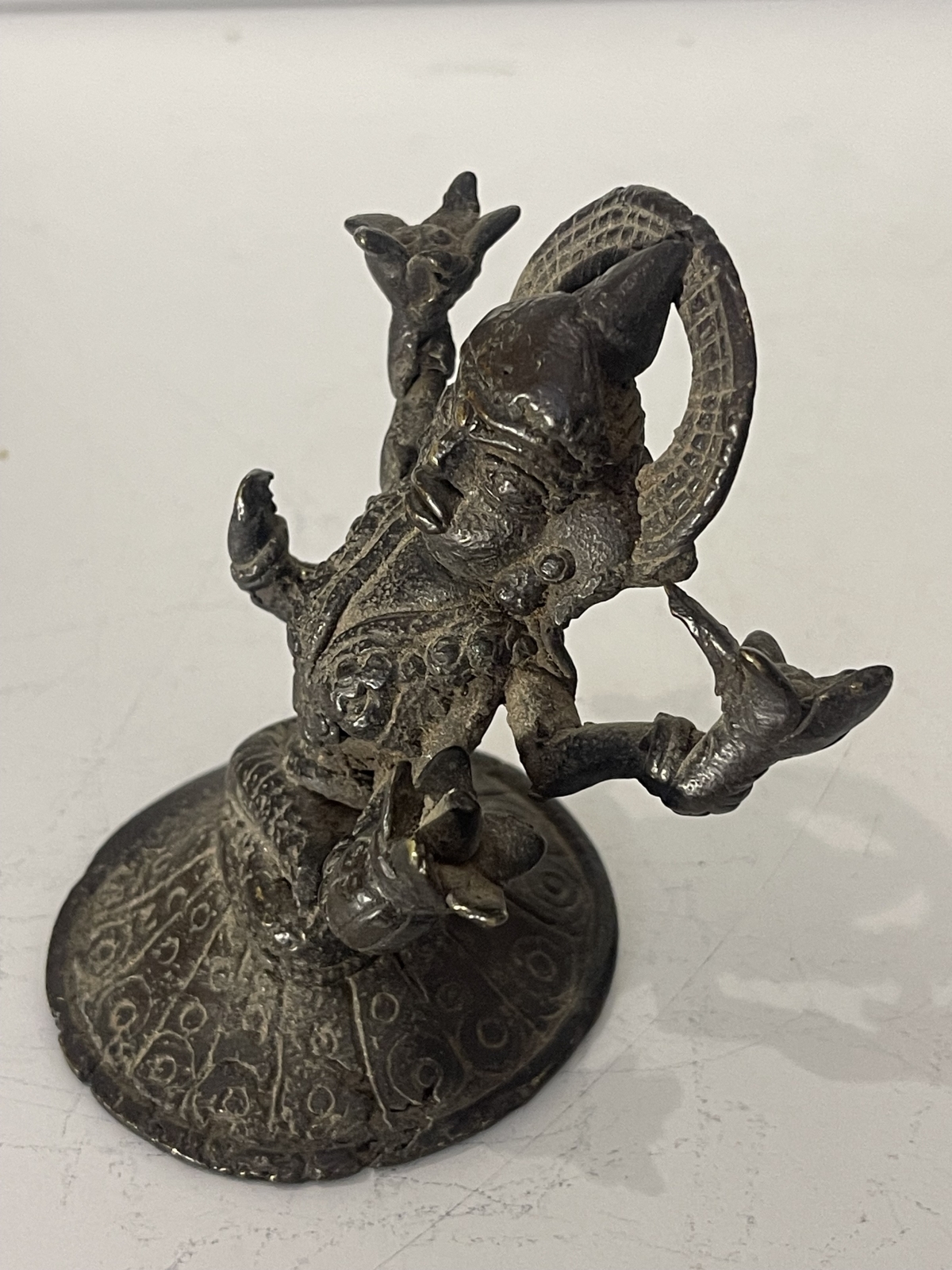 Indian Dhokra Bronze Lakshmi Goddess Bastar Tribal Art Lost Wax Figure – Image 7
