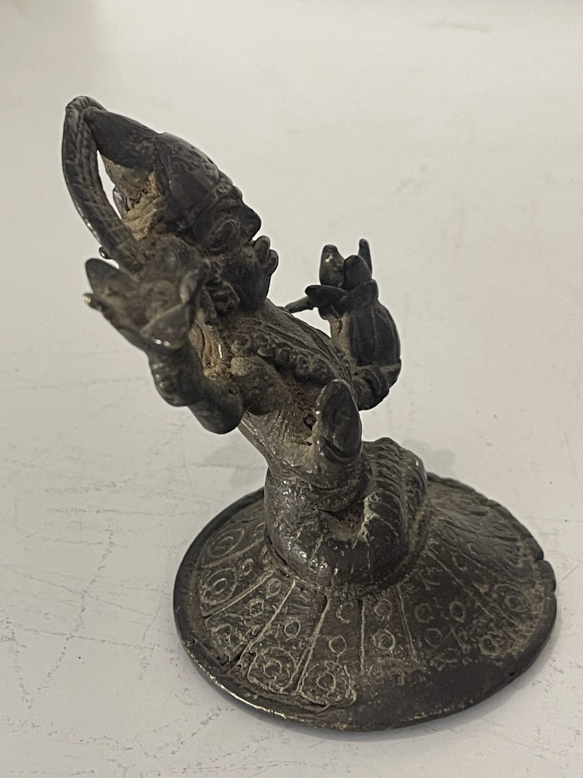 Indian Dhokra Bronze Lakshmi Goddess Bastar Tribal Art Lost Wax Figure – Image 5