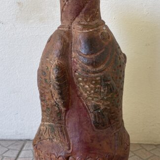 Vietnam Phu Lang Pottery Fish Vase Antique Folk Ceramic 33 cm Viêt Nam