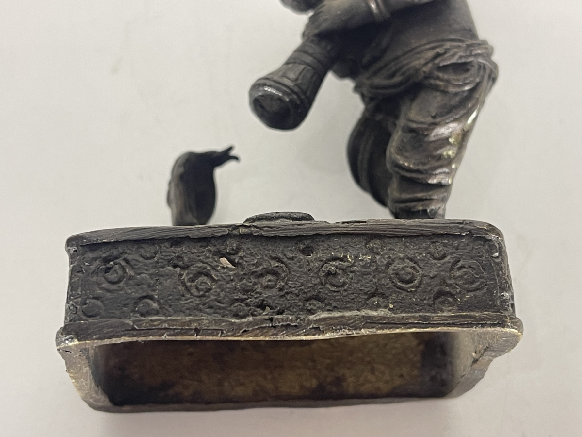 Ganesha Cobra Snake Charmer Bastar Bronze India Hindu Tribal Art 19th C Inde – Image 5