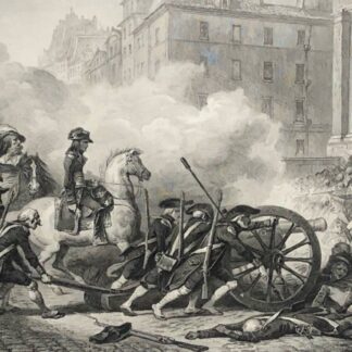 Napoleon Bonaparte Insurrection royaliste Saint-Roch an IV 1795 gravure 1830