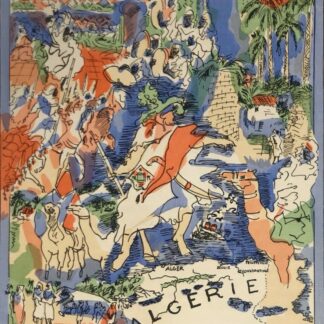 Jean Dufy Algeria Algiers 1931 Lithograph French Colonies Duquesne France