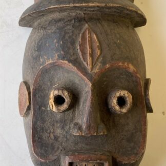 Old Grebo Mask Liberia Ivory Coast African Tribal Art Polychrome 47.5cm Afrique