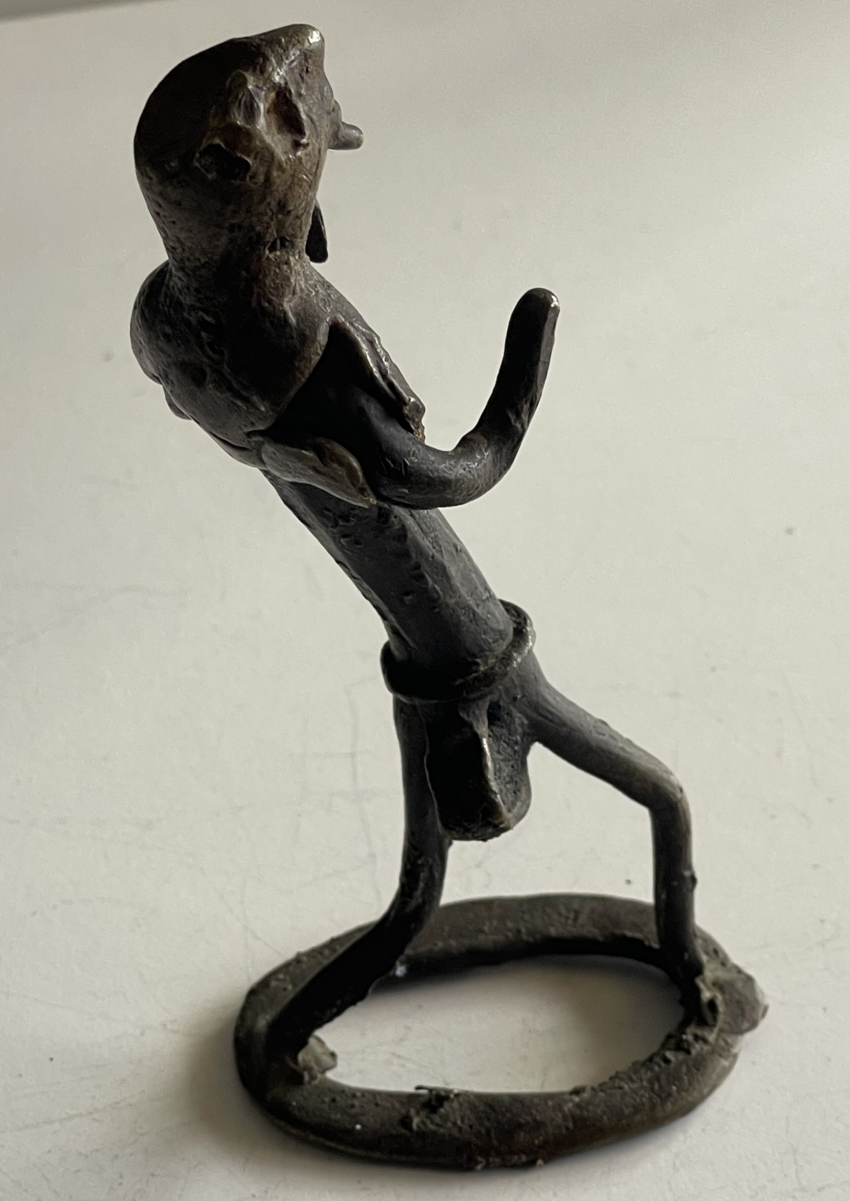 Akan Ashanti Anthropomorphic Brass Figure Ghana Lost Wax African Art – Image 10