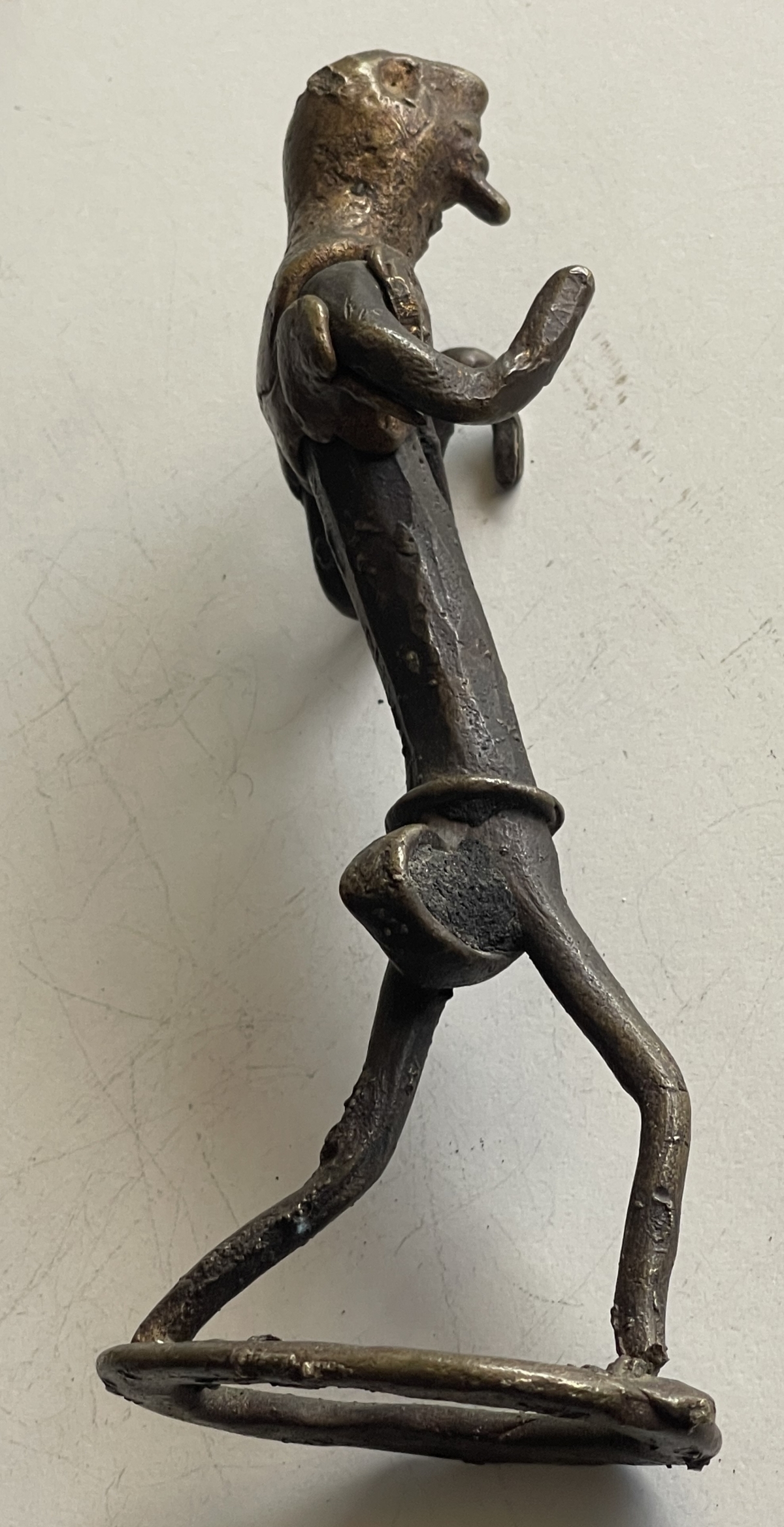 Akan Ashanti Anthropomorphic Brass Figure Ghana Lost Wax African Art – Image 6