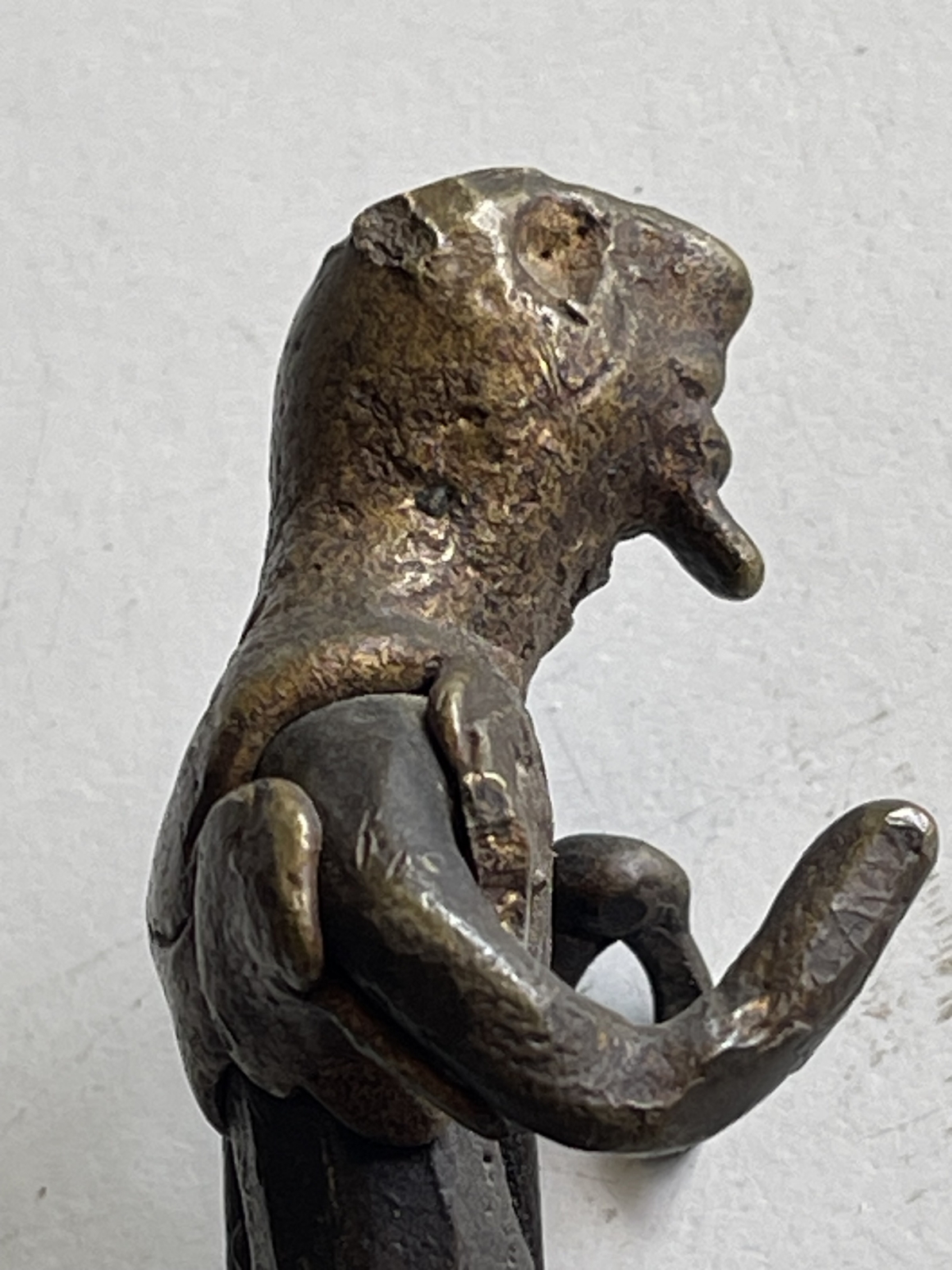 Akan Ashanti Anthropomorphic Brass Figure Ghana Lost Wax African Art – Image 4