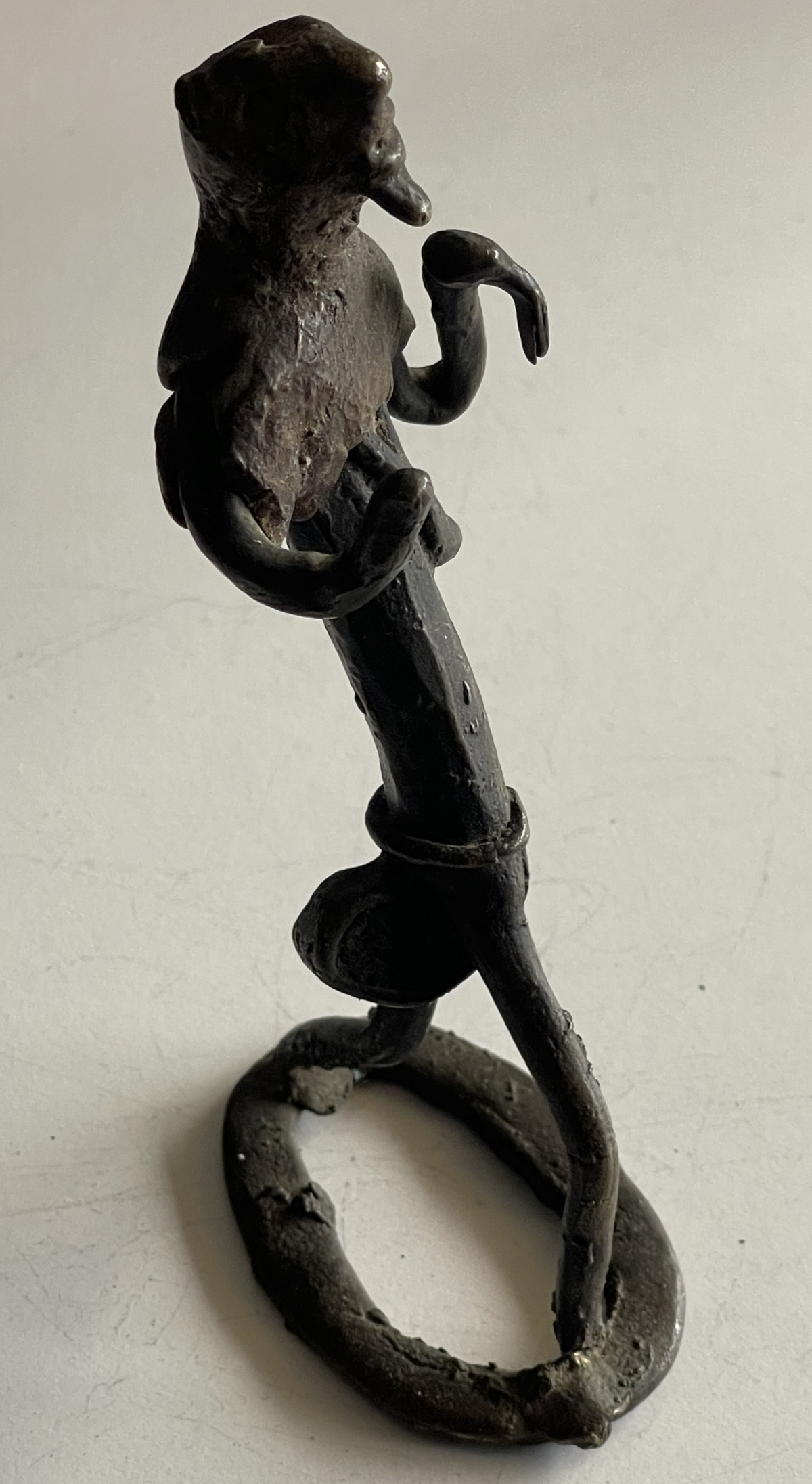 Akan Ashanti Anthropomorphic Brass Figure Ghana Lost Wax African Art