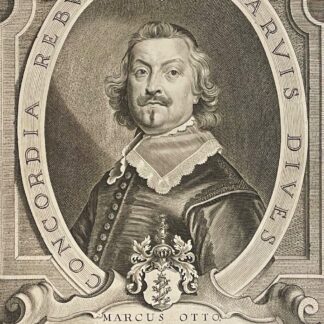 Marcus Otto Peace of Westphalia Engraving Pieter de Jode 1649 Van Hulle