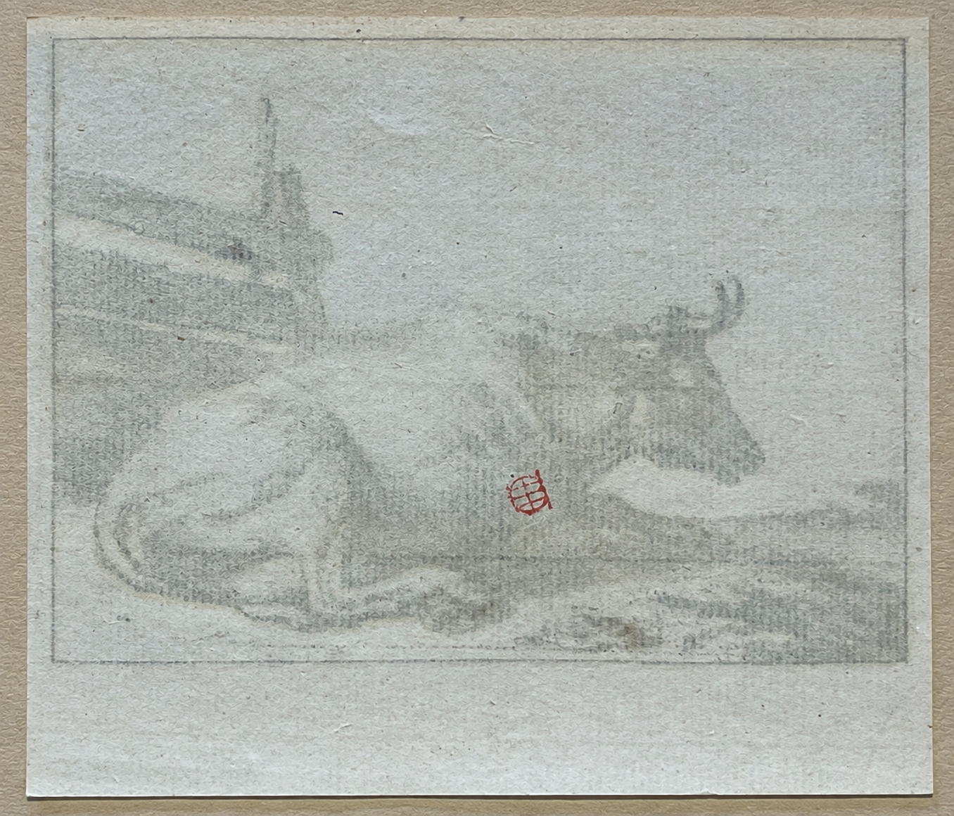 Lying Cow after Paulus Potter Amand Durand Edition circa 1880 – Image 4
