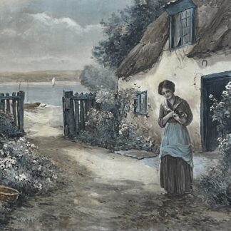 The Fisherman’s Daughter – Large Ernest Walbourn Signed Colour Print