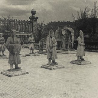 Hue Khai Dinh Imperial Tomb Courtyard Vintage Vietnam Photograph