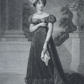 Marie Caroline Duchess of Berry Portrait Print French Royalist History
