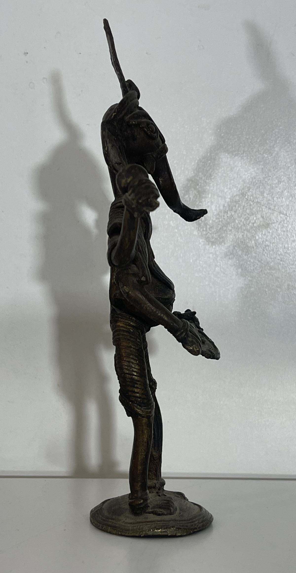 Ganesha Musician – Antique Bastar Dhokra Tribal Bronze, India, 19th Century – Image 5