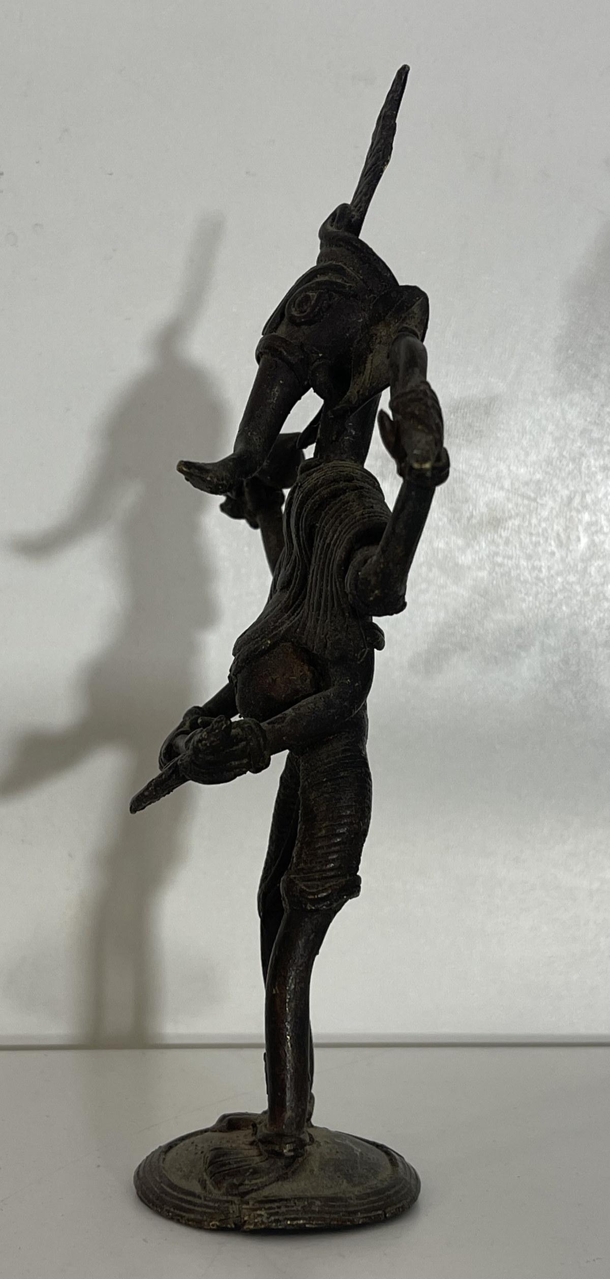 Ganesha Musician – Antique Bastar Dhokra Tribal Bronze, India, 19th Century – Image 3