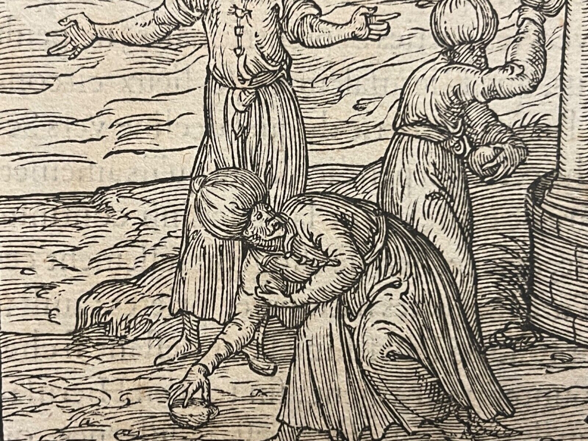 Israel Jerusalem Woodcut 1575 – Absalom’s Tomb – André Thevet – Image 10