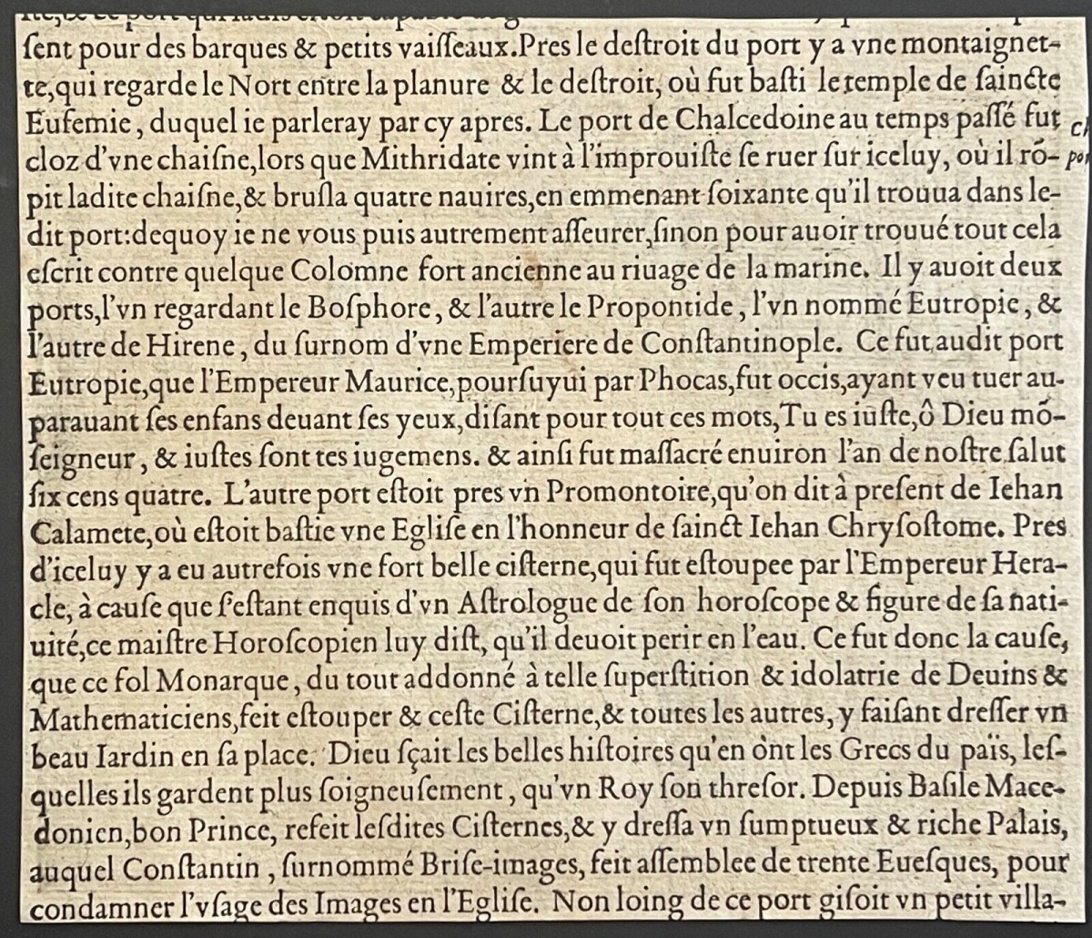 André Thevet Ottoman Banquet at Chalcedon – Original 1575 Woodcut – Image 8