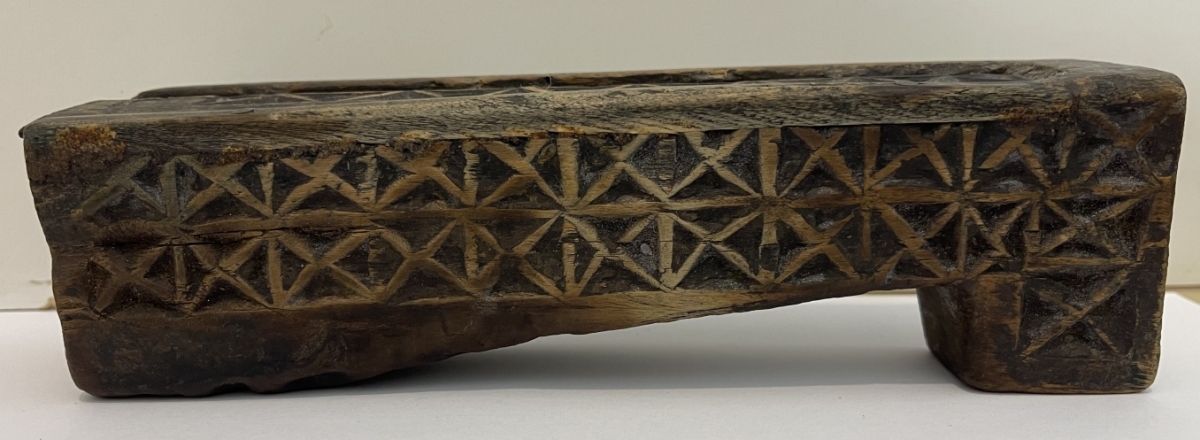 Morocco or Mali Wooden Qalamdan with Sliding Lid Islamic Writing Box