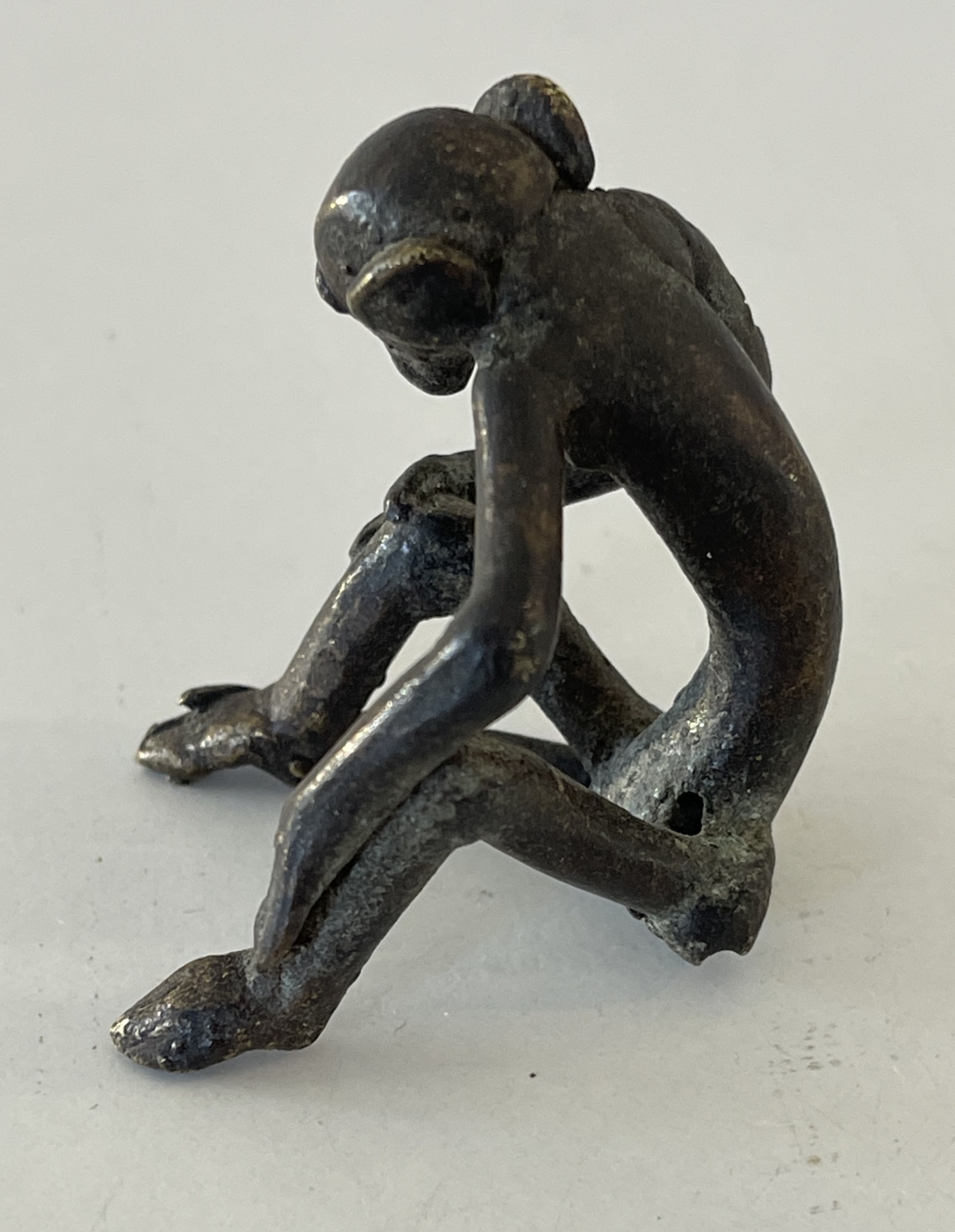 Antique Akan Monkey Goldweight – Ghana or Ivory Coast 19th Century – Image 5