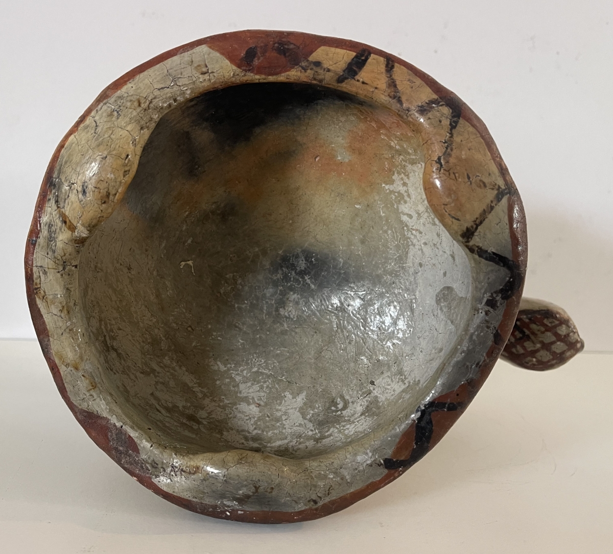 Tunisia Sejnane Berber Turtle Nafer Brazier Pottery 26cm 20th Century – Image 5