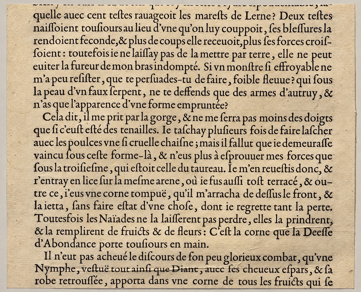 Hercules Nessus and Deianira 1622 Mythological Print after Antonio Tempesta – Image 7