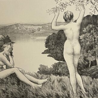 René Ménard L’Automne 1897 Lithographie symboliste