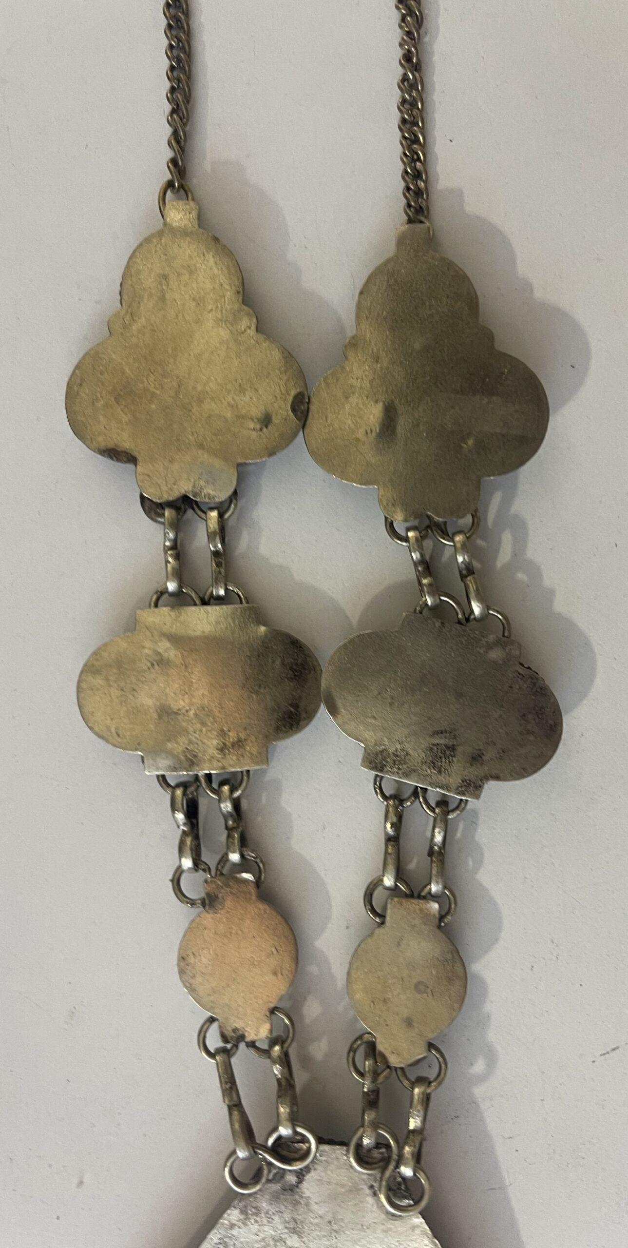 Articulated Amazigh Pectoral Necklace c.1970 with Carnelian and Amber Agate – Image 5