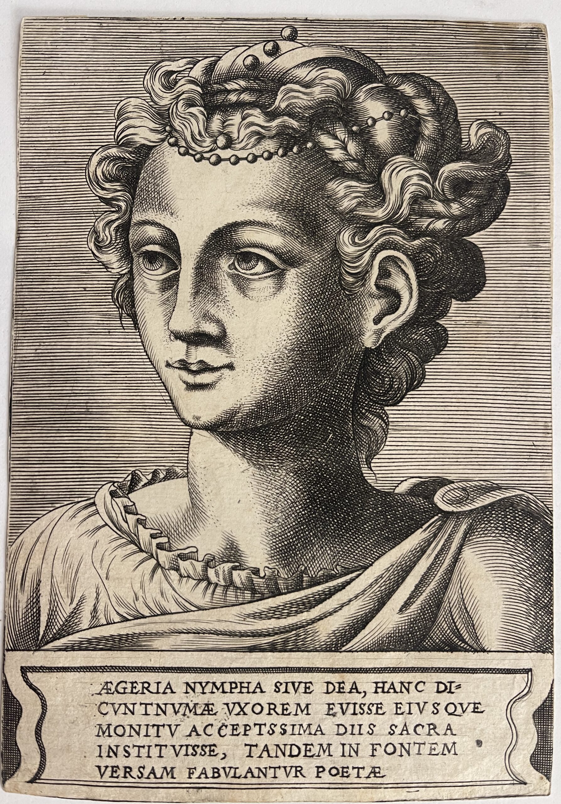 ymph Egeria and King Numa — Renaissance Roman Portrait Print – Image 2