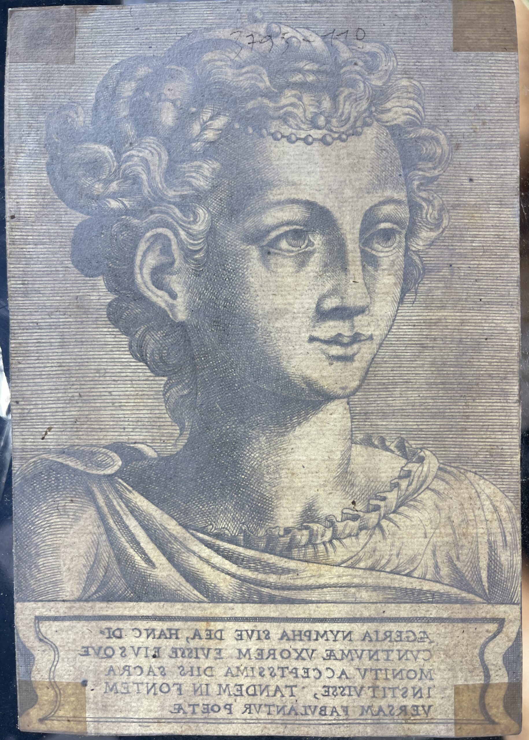 ymph Egeria and King Numa — Renaissance Roman Portrait Print – Image 4